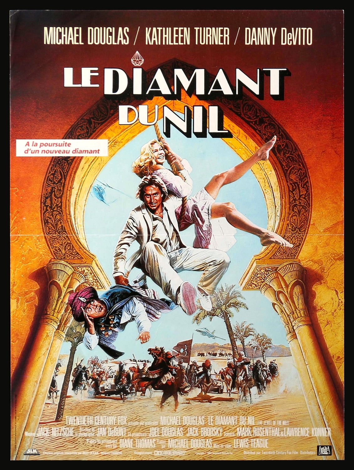 Jewel of the Nile (1985) original movie poster for sale at Original Film Art - Vintage Movie Posters