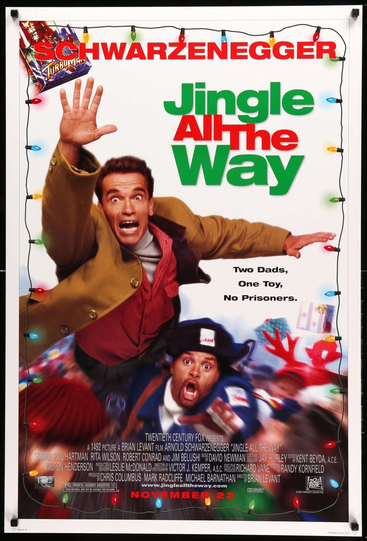 Jingle All the Way (1996) original movie poster for sale at Original Film Art