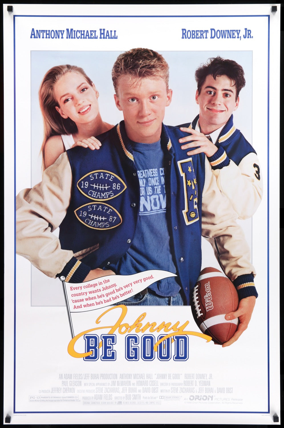 Johnny Be Good (1988) original movie poster for sale at Original Film Art