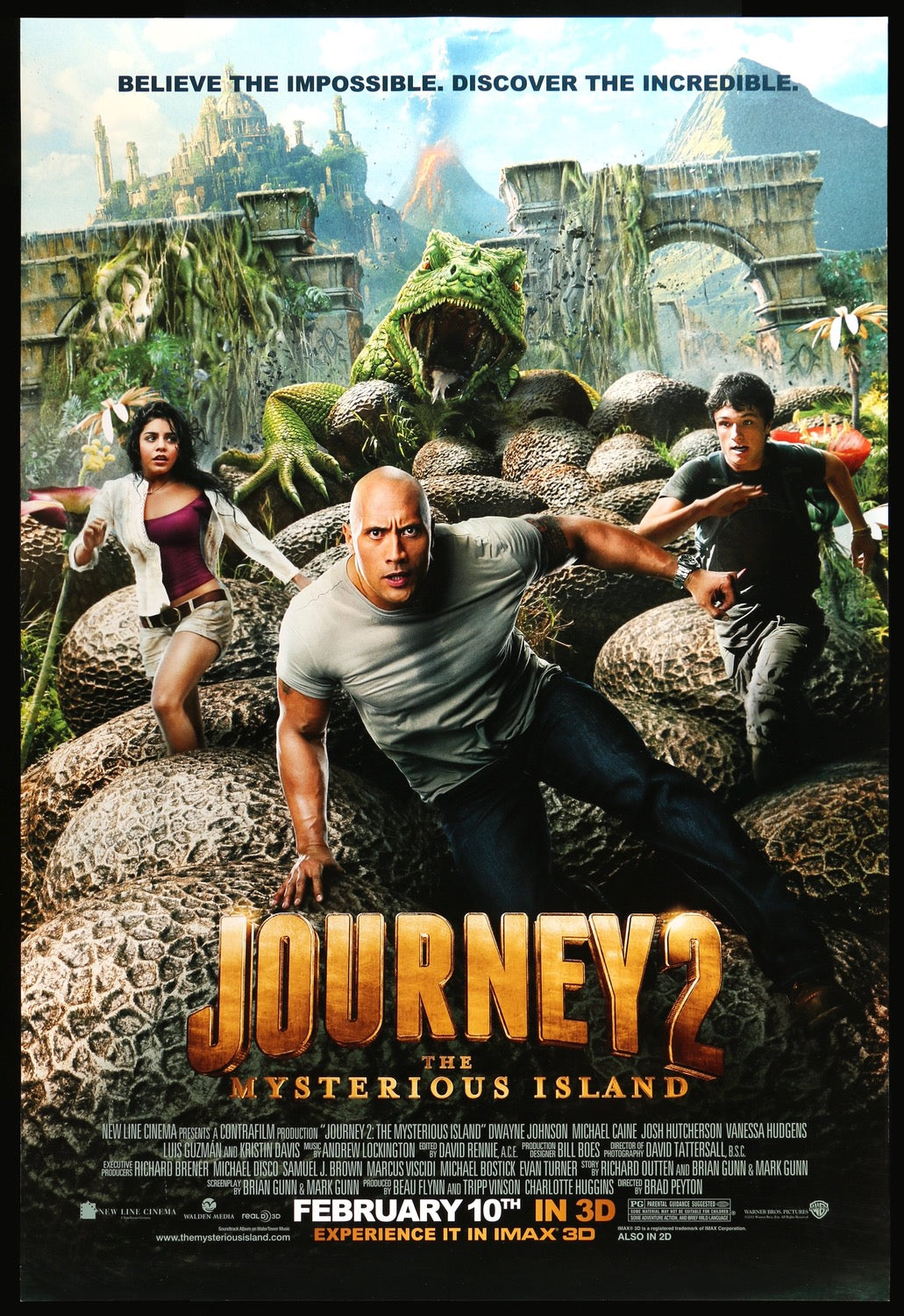 Journey 2: The Mysterious Island (2012) original movie poster for sale at Original Film Art