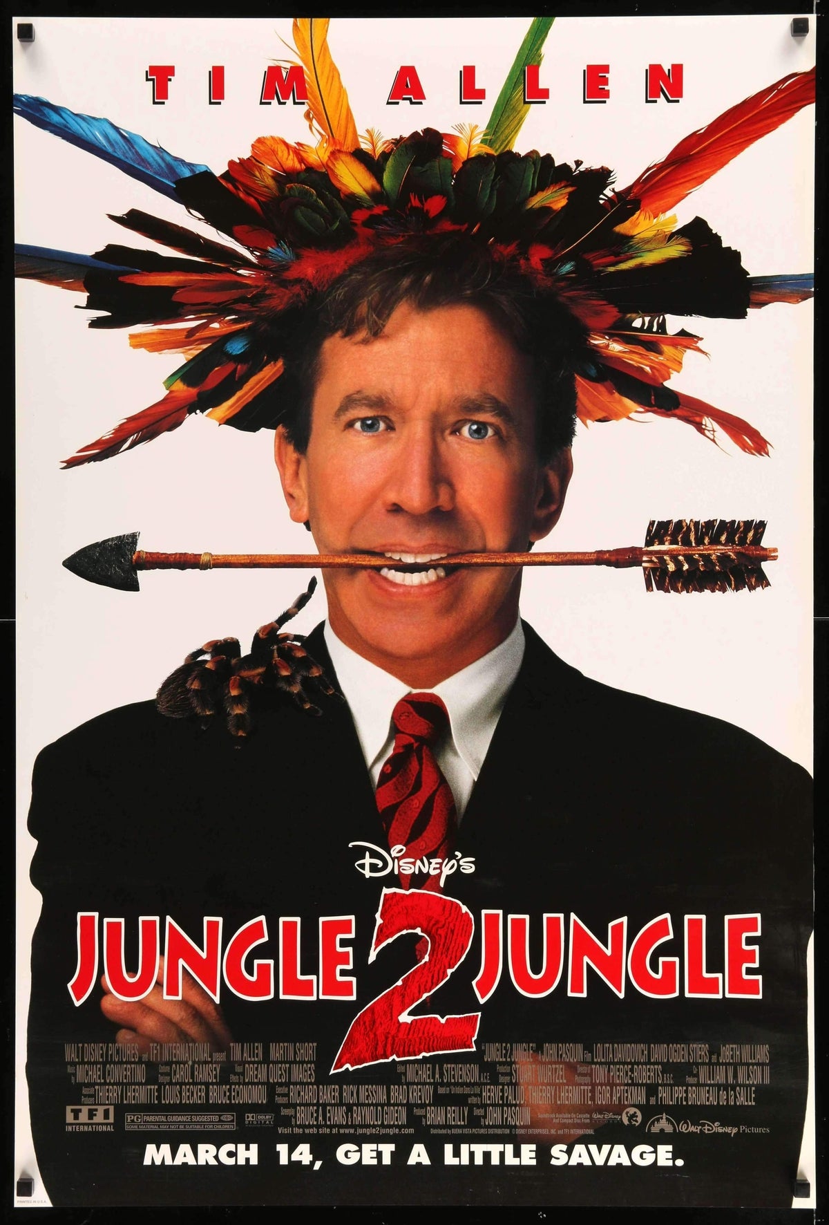 Jungle 2 Jungle (1997) original movie poster for sale at Original Film Art