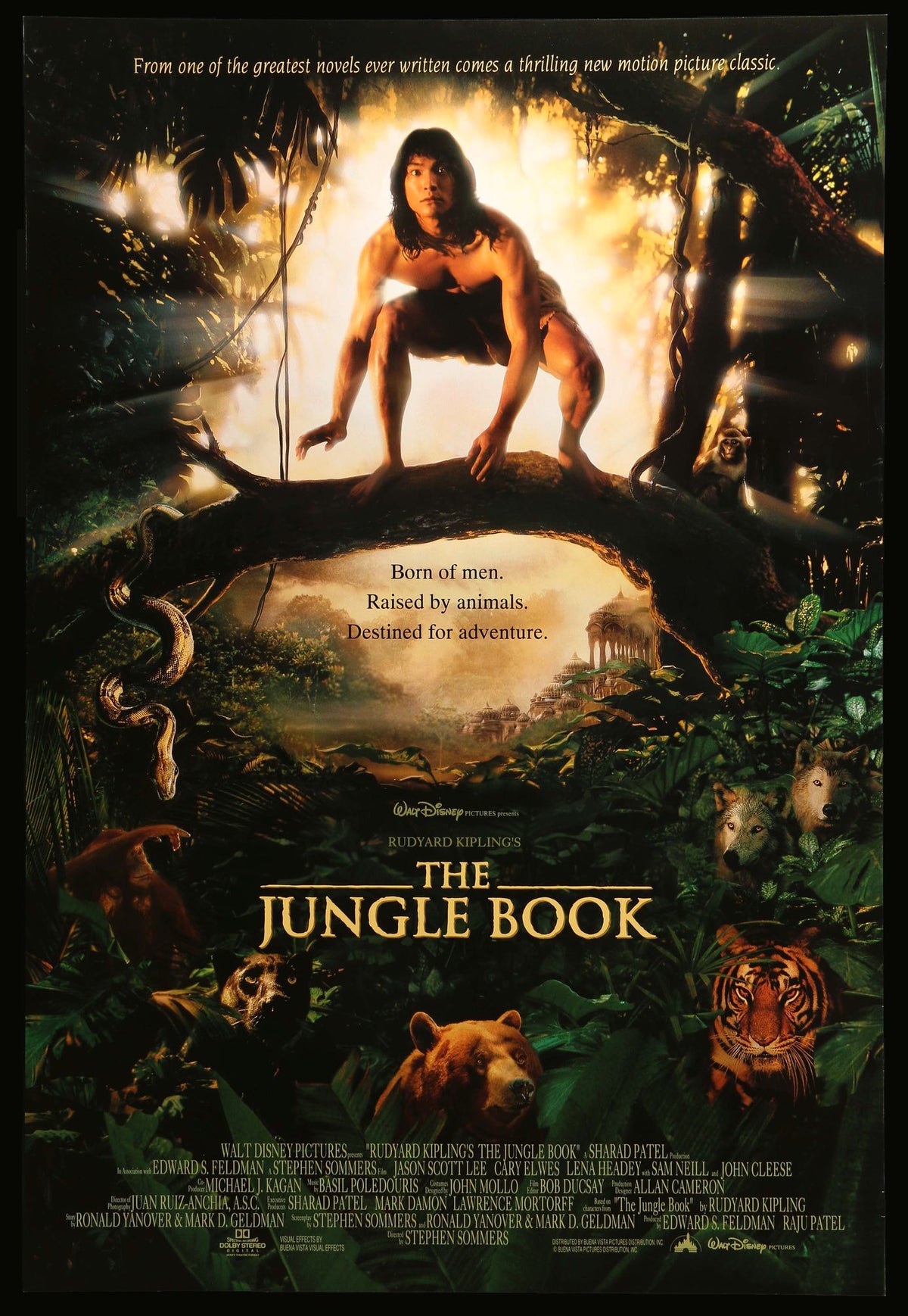 Jungle Book (1994) original movie poster for sale at Original Film Art - Vintage Movie Posters
