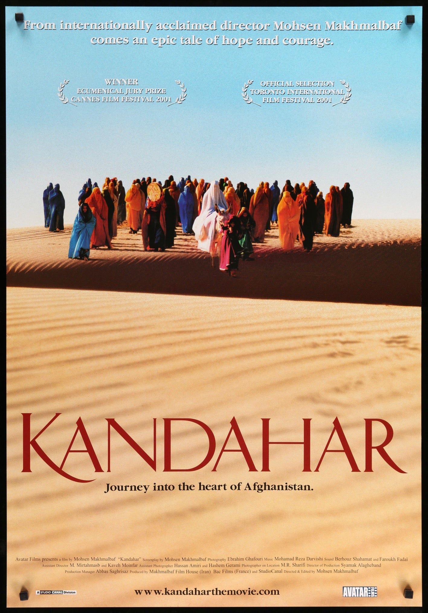 Kandahar (2001) Original OneSheet Movie Poster Original Film Art