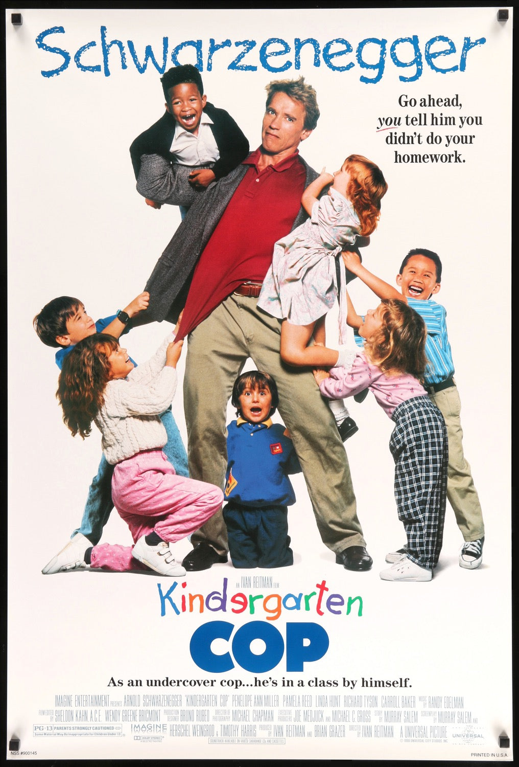 Kindergarten Cop (1990) original movie poster for sale at Original Film Art - Vintage Movie Posters