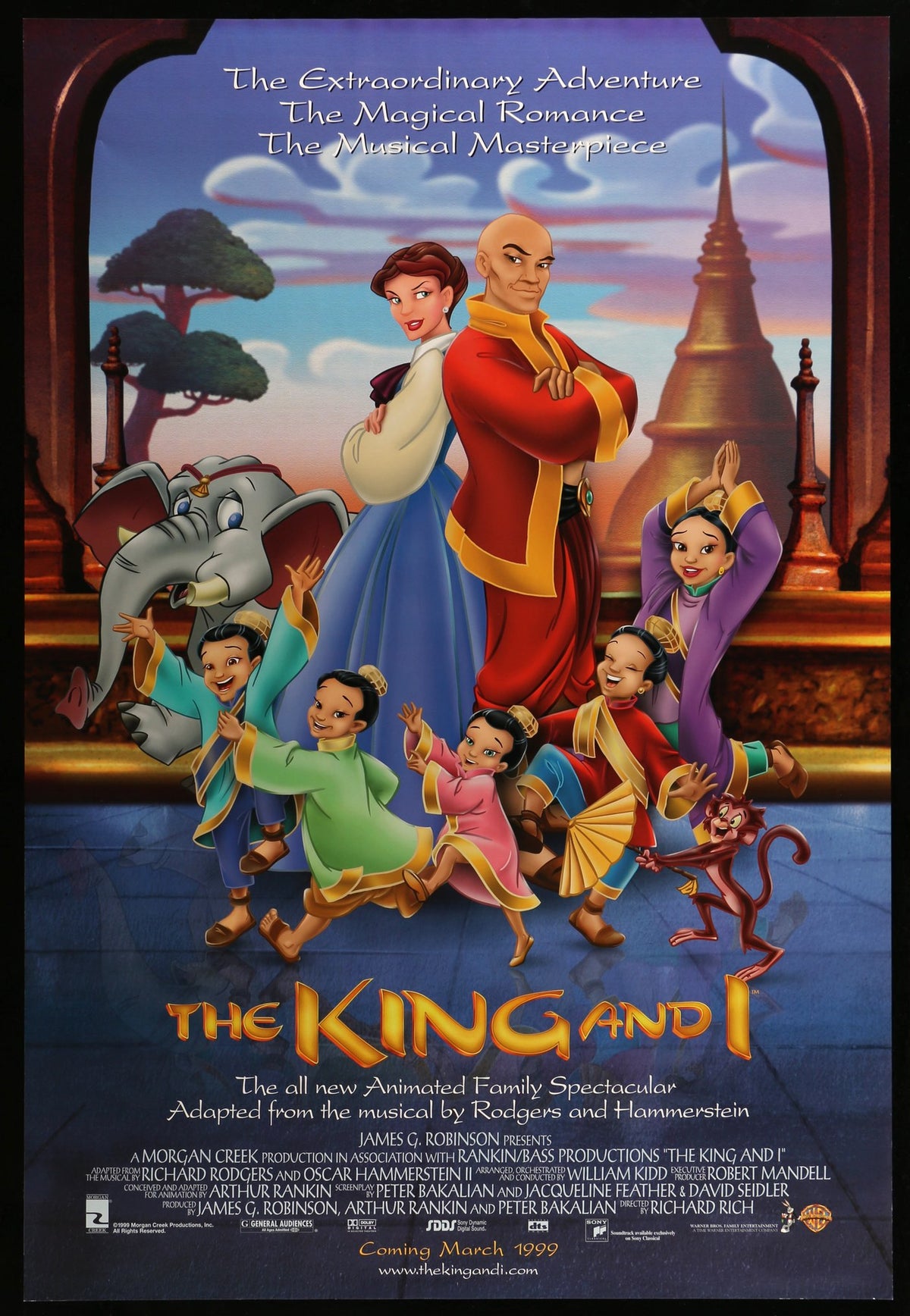 King and I (1999) original movie poster for sale at Original Film Art