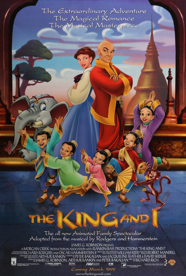 King and I (1999) original movie poster for sale at Original Film Art - Vintage Movie Posters