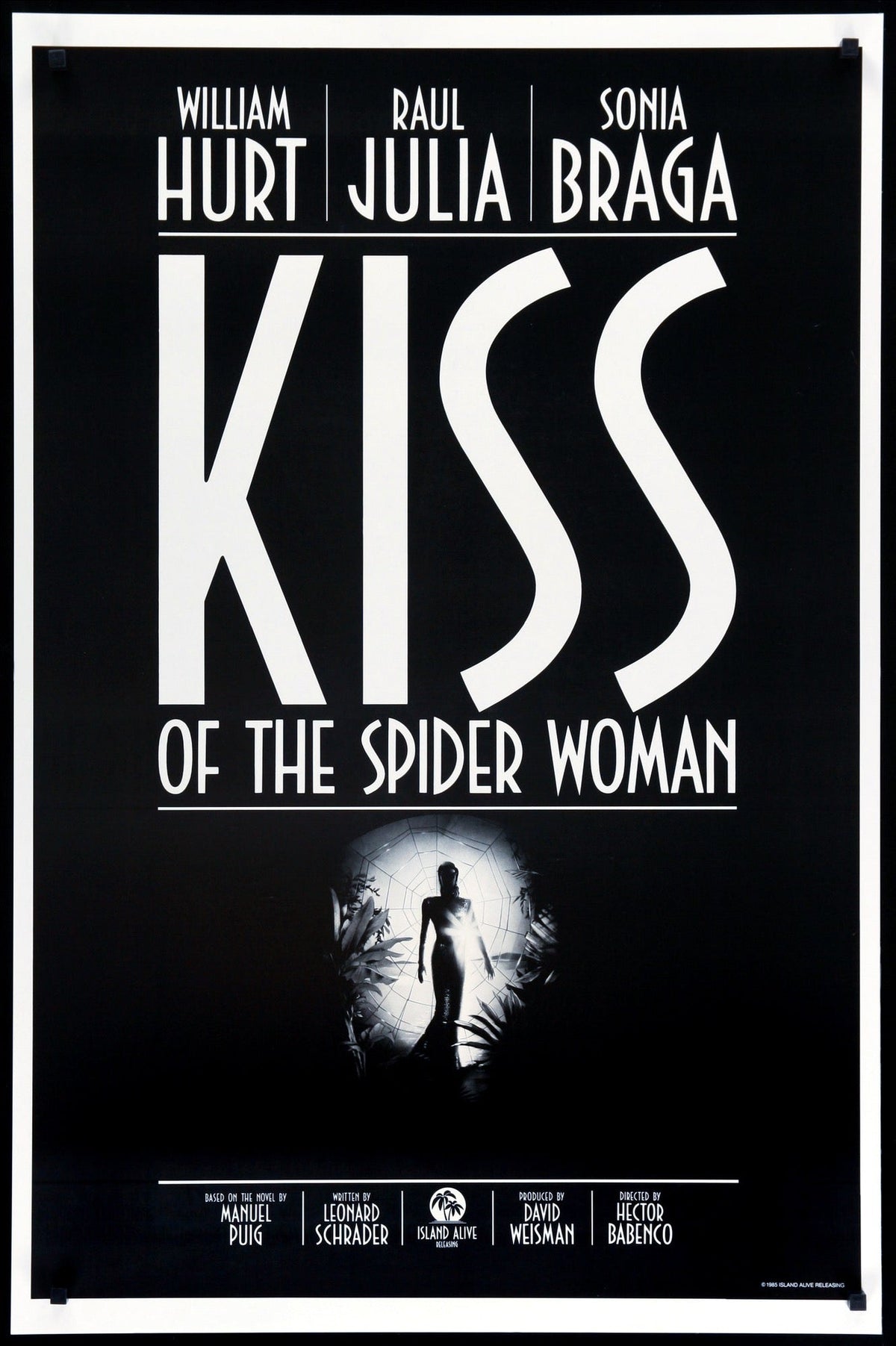 Kiss of the Spider Woman (1985) original movie poster for sale at Original Film Art - Vintage Movie Posters