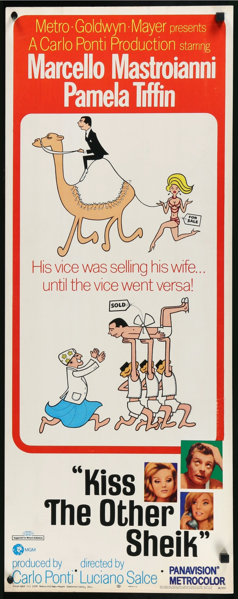 Kiss the Other Sheik (1965) original movie poster for sale at Original Film Art - Vintage Movie Posters