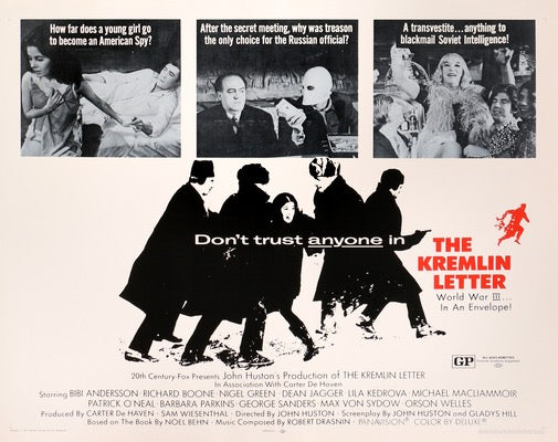 Kremlin Letter (1970) original movie poster for sale at Original Film Art