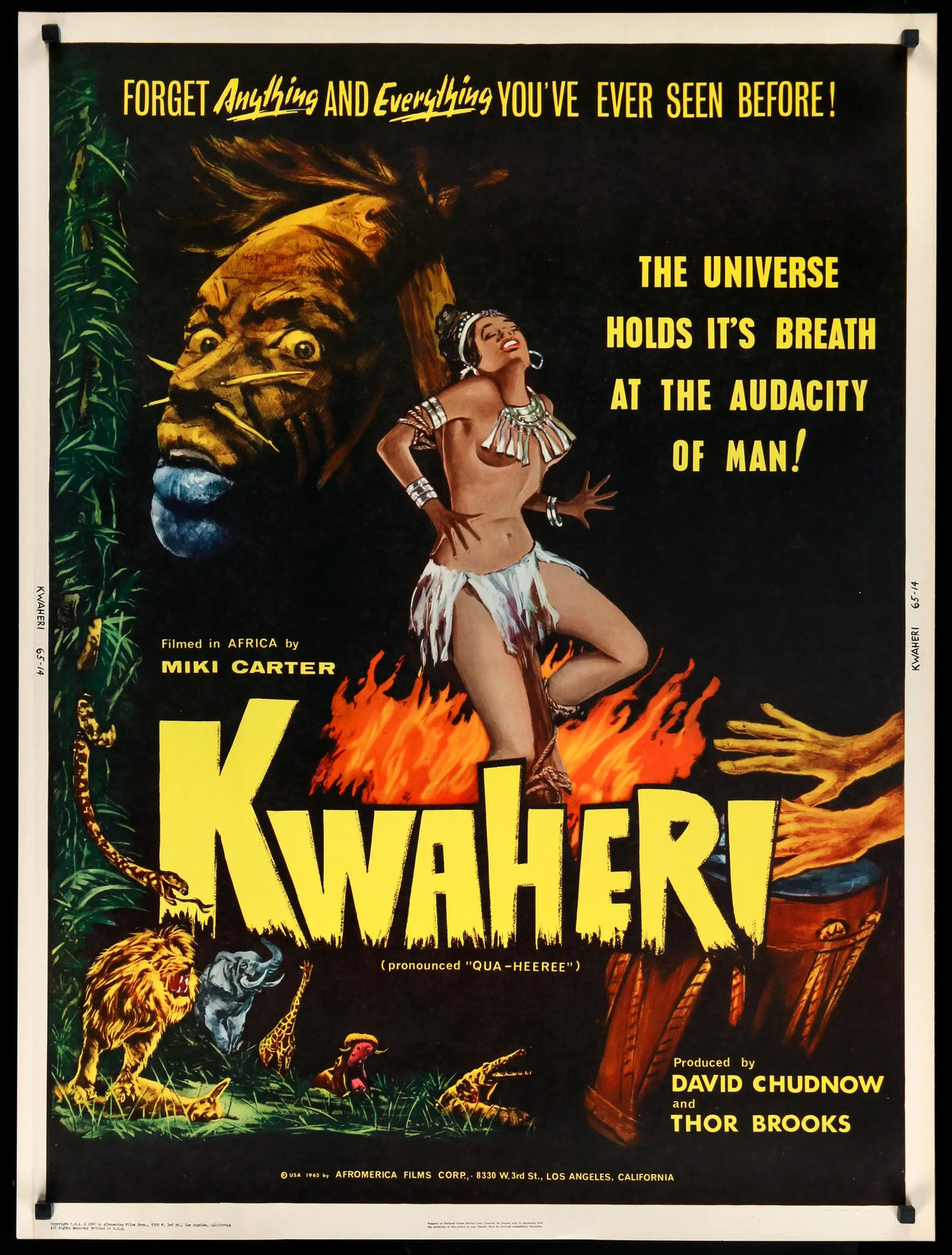 Kwaheri - Vanishing Africa (1965) original movie poster for sale at Original Film Art - Vintage Movie Posters