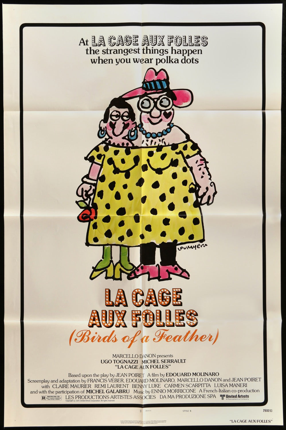 La Cage Aux Folles (1979) original movie poster for sale at Original Film Art