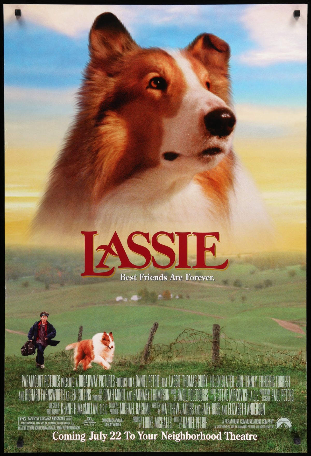 Lassie (1994) original movie poster for sale at Original Film Art