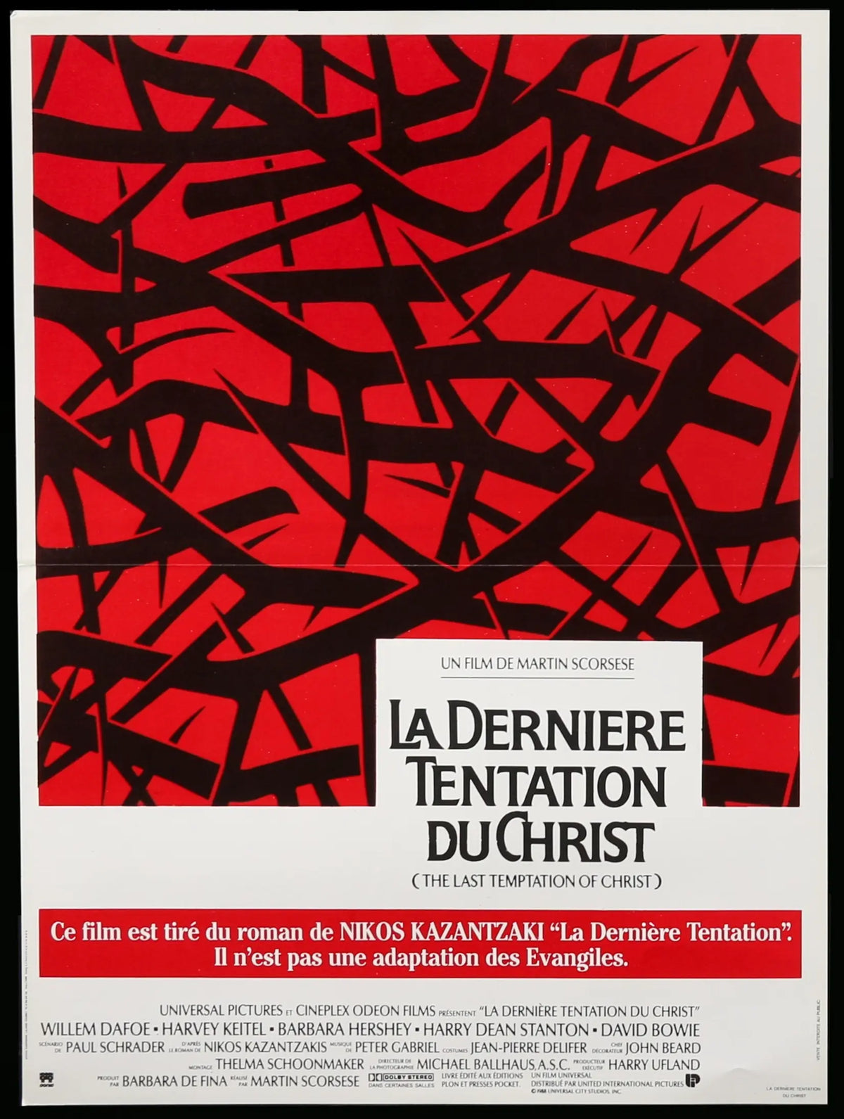 Last Temptation of Christ (1988) original movie poster for sale at Original Film Art - Vintage Movie Posters