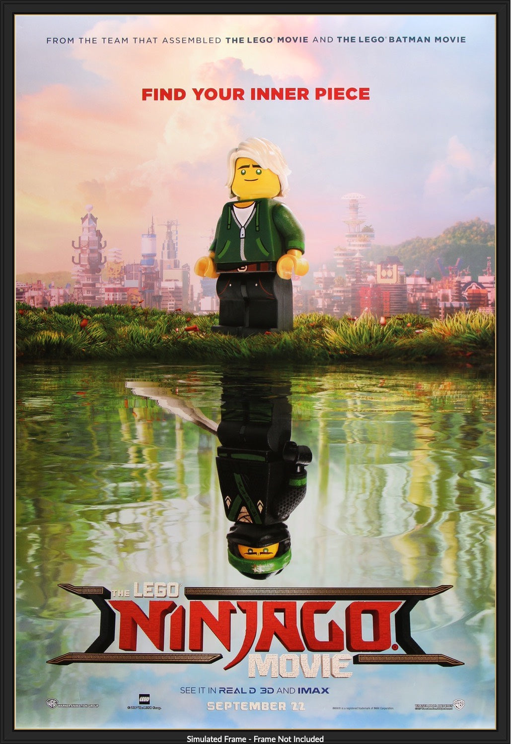 The Lego Ninjago (2017) Original One-Sheet Movie - Original Film Art - Vintage Movie Posters