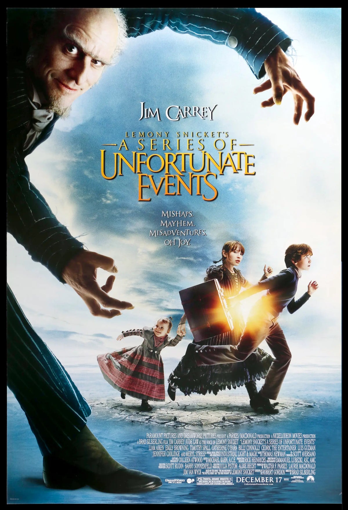 Lemony Snicket&#39;s A Series of Unfortunate Events (2004) original movie poster for sale at Original Film Art - Vintage Movie Posters