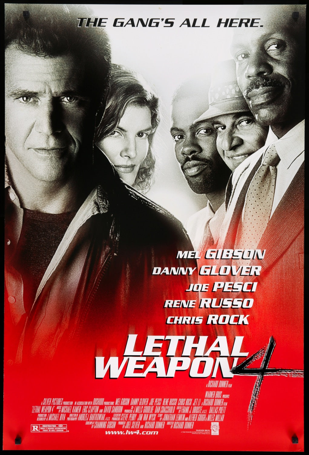 Lethal Weapon 4 (1998) original movie poster for sale at Original Film Art