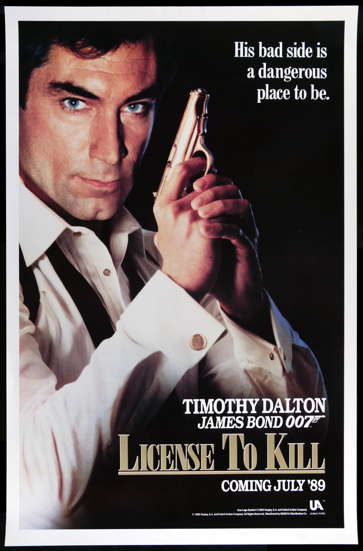 Licence to Kill (1989) original movie poster for sale at Original Film Art - Vintage Movie Posters