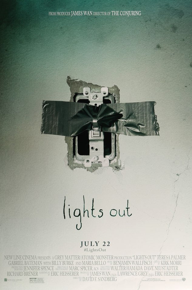 Lights Out (2016) original movie poster for sale at Original Film Art - Vintage Movie Posters
