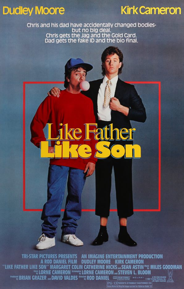Like Father, Like Son (1987) original movie poster for sale at Original Film Art - Vintage Movie Posters