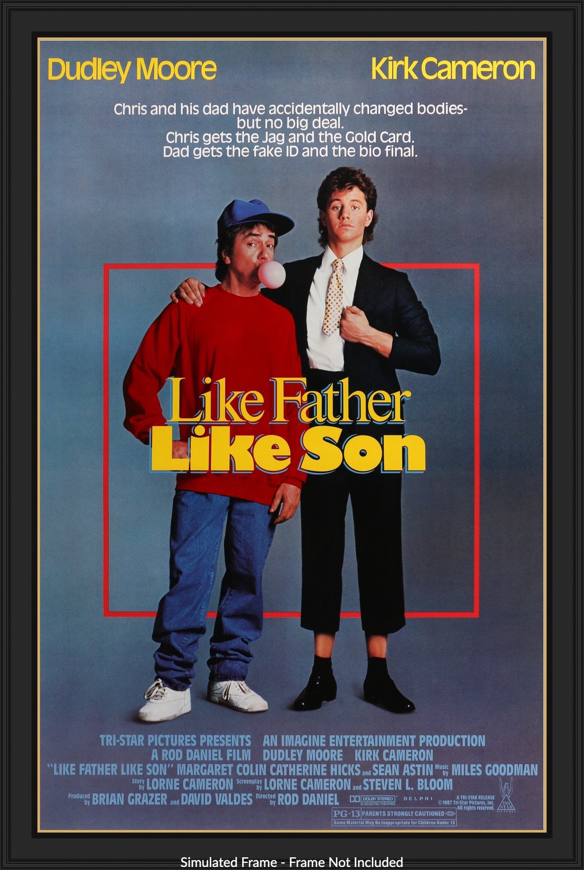 Like Father, Like Son (1987) original movie poster for sale at Original Film Art - Vintage Movie Posters