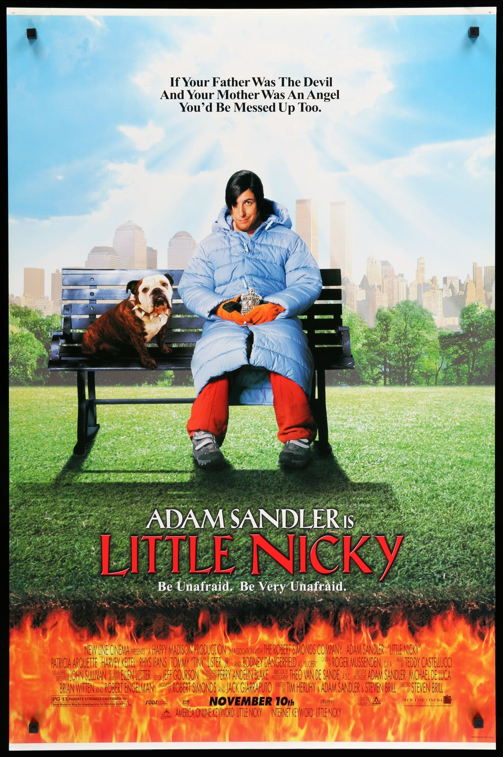 Little Nicky 2000 Original One Sheet Movie Poster Original