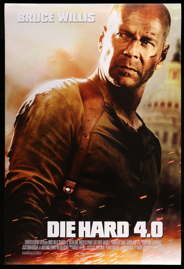 Live Free or Die Hard (2007) Original One-Sheet Movie Poster