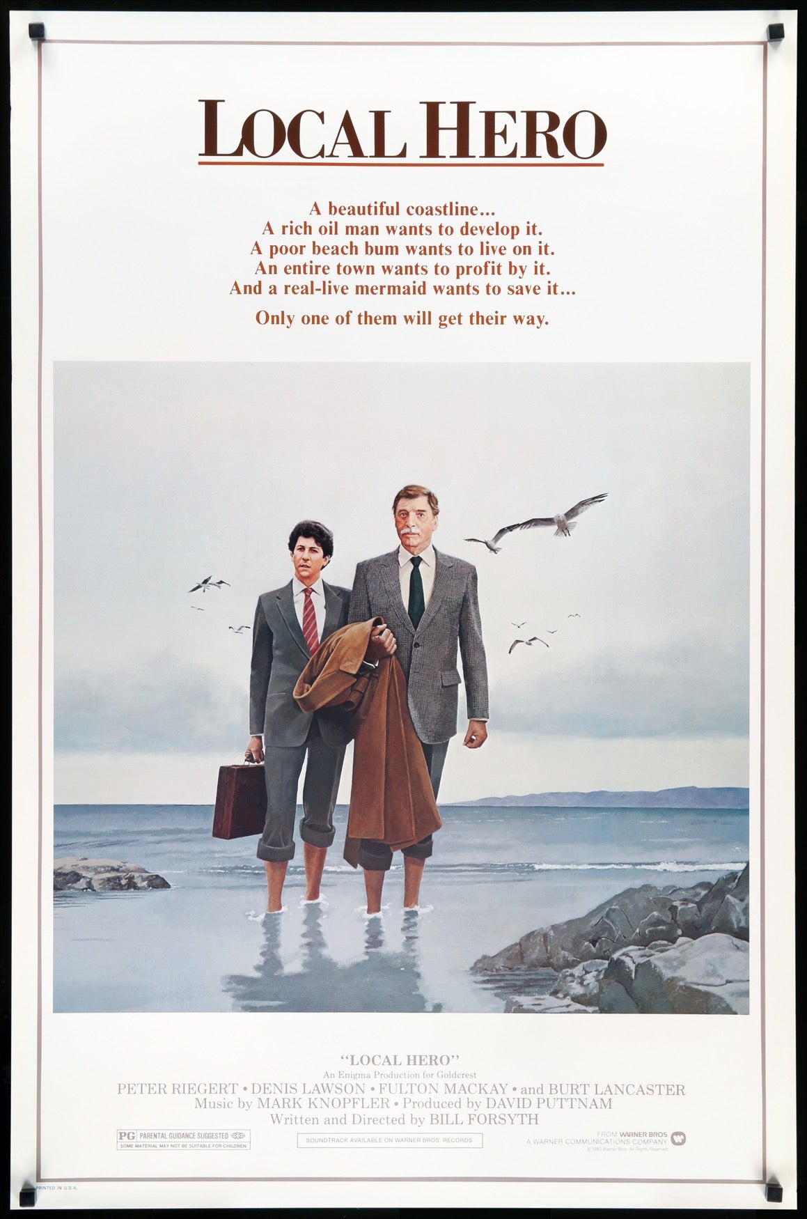 Local Hero 1983 Original One Sheet Movie Poster Original Film Art Local hero 1983 original one sheet movie poster original film art
