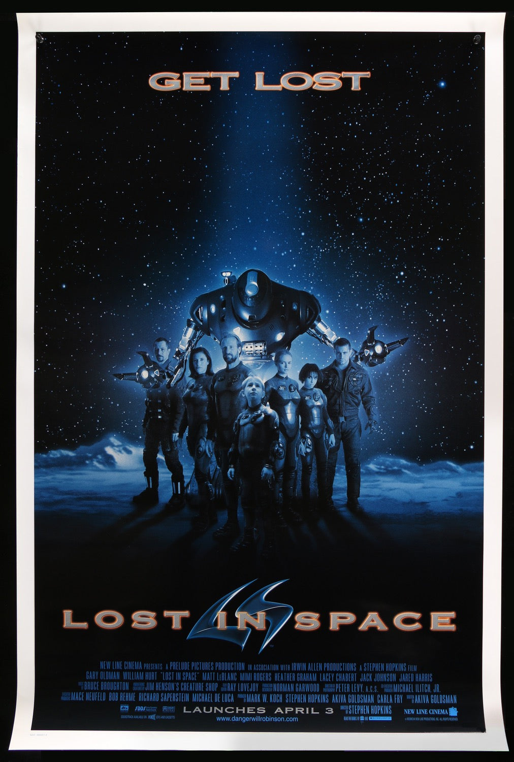 Lost in Space (1998) original movie poster for sale at Original Film Art - Vintage Movie Posters