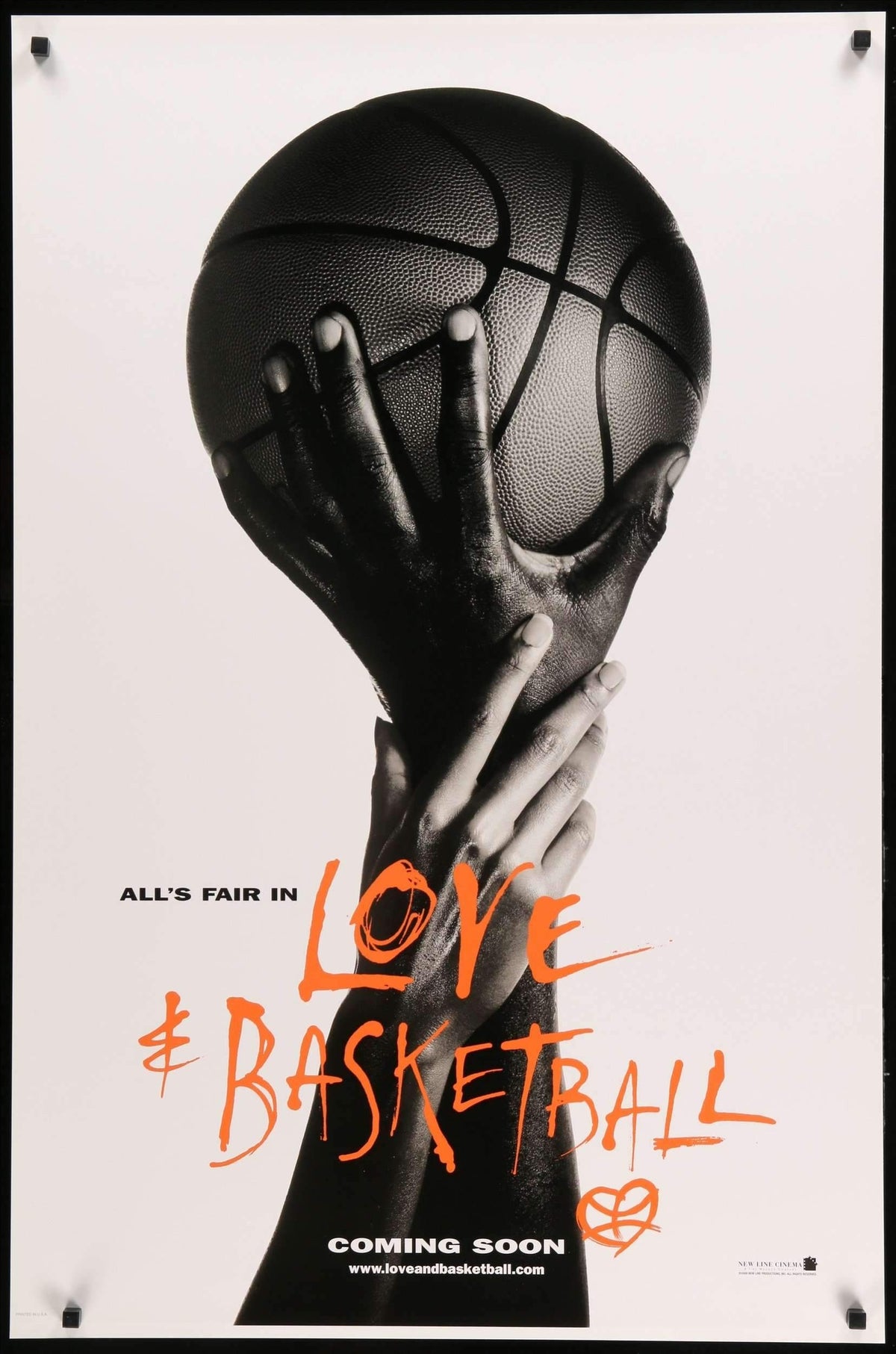 Love and Basketball (2000) original movie poster for sale at Original Film Art - Vintage Movie Posters