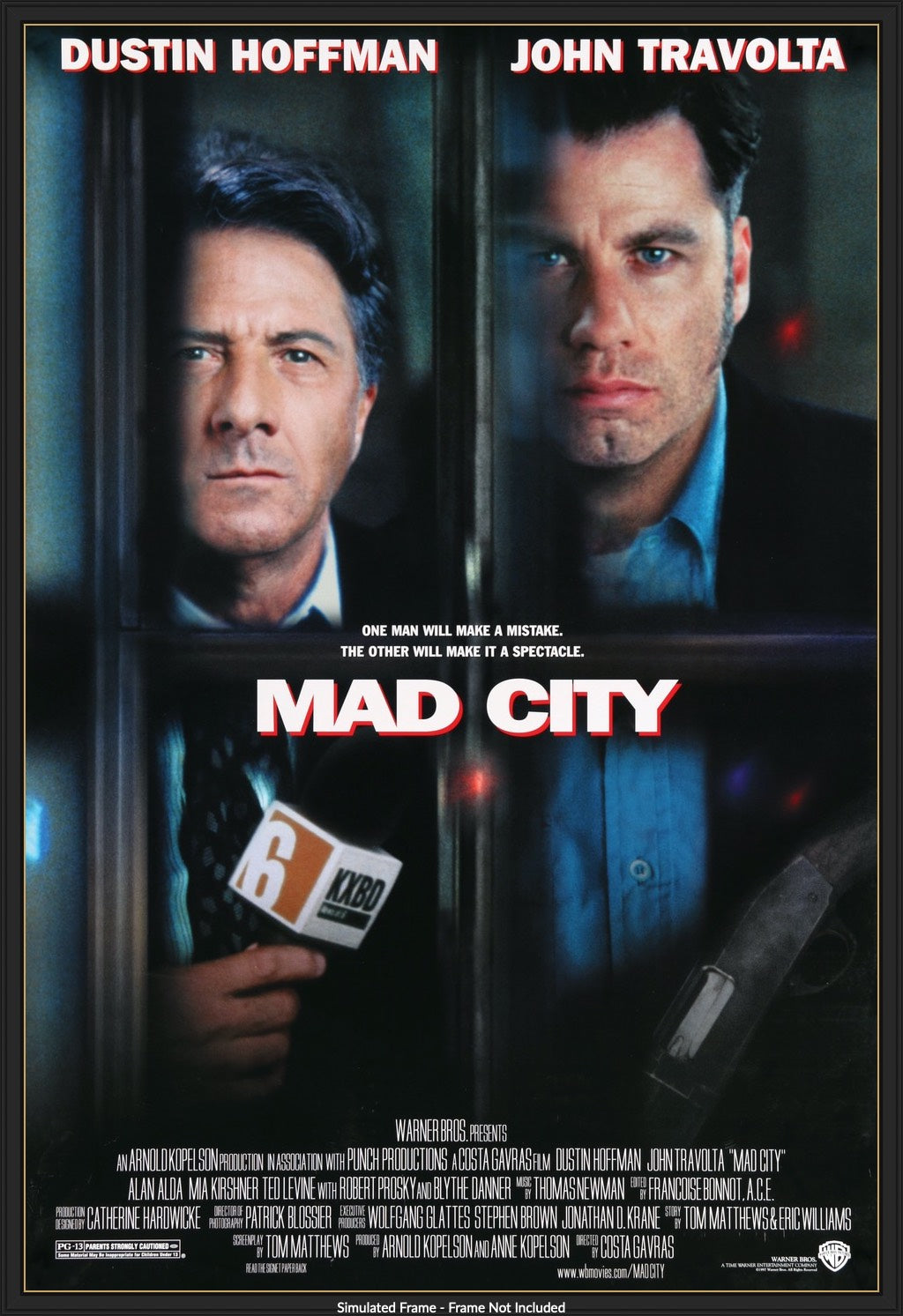 Mad City (1997) original movie poster for sale at Original Film Art - Vintage Movie Posters