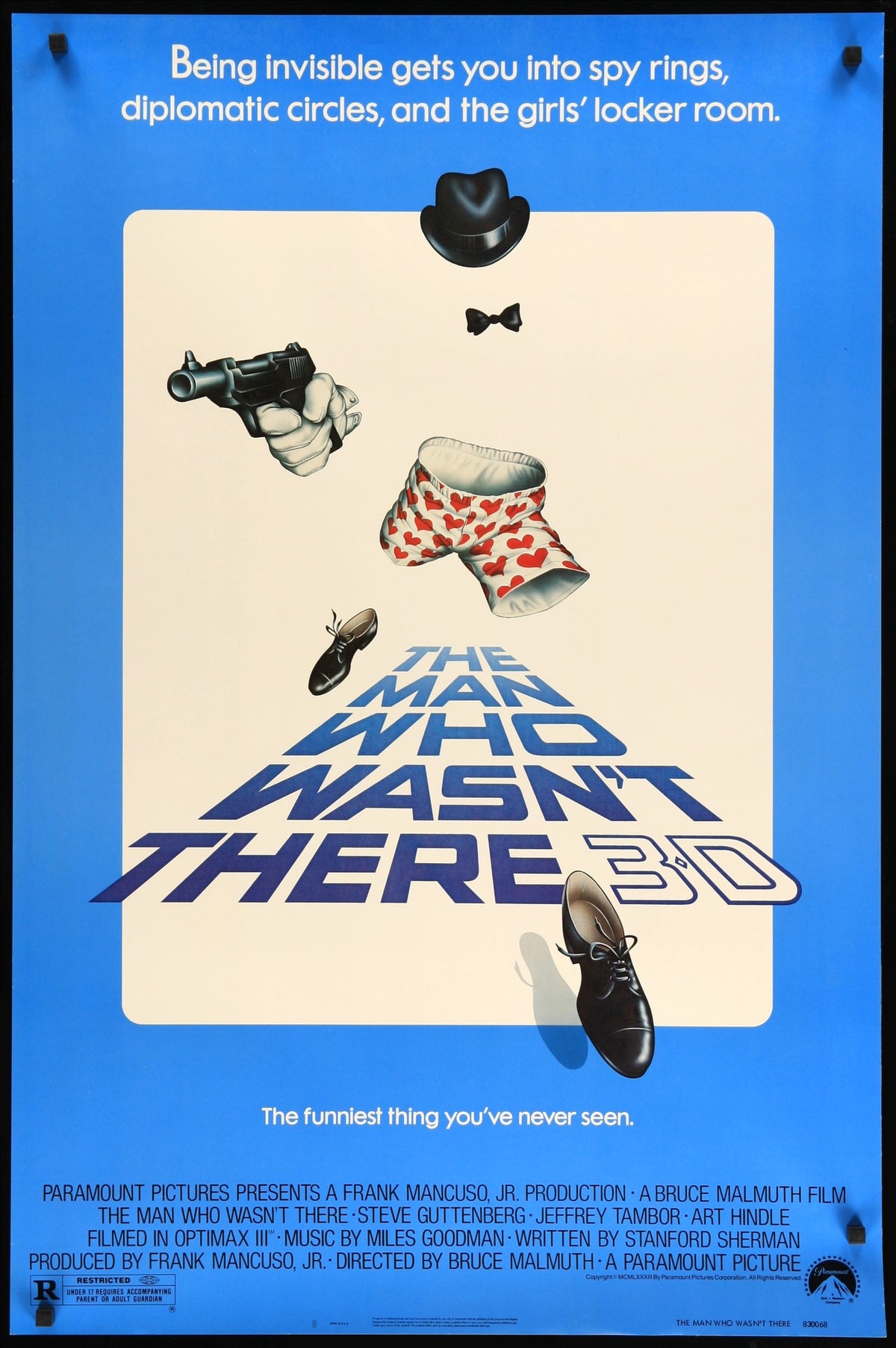 Man Who Wasn&#39;t There (1983) original movie poster for sale at Original Film Art - Vintage Movie Posters