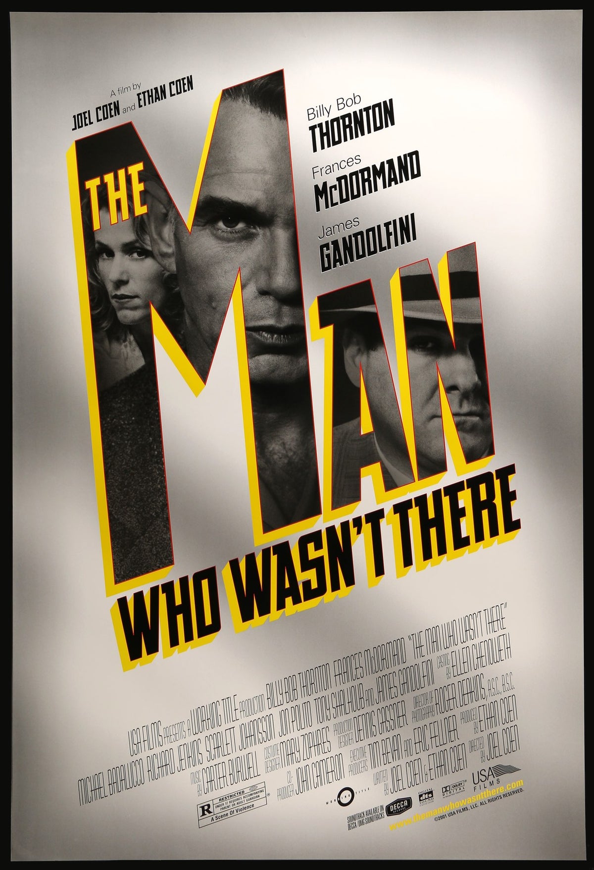 Man Who Wasn&#39;t There (2001) original movie poster for sale at Original Film Art