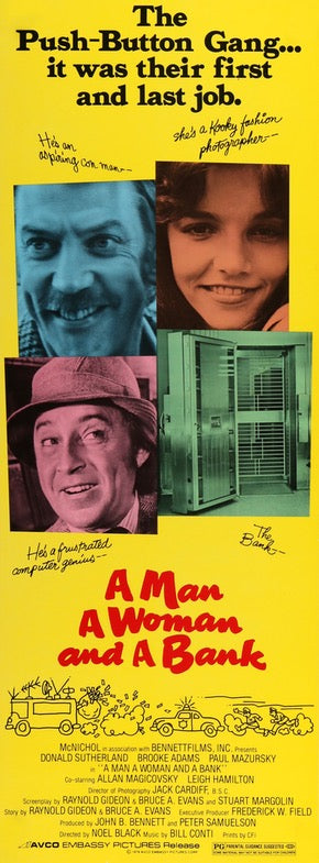 A Man, a Woman and a Bank (1979) original movie poster for sale at Original Film Art - Vintage Movie Posters