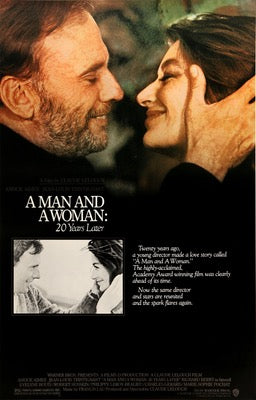 A Man and a Woman 20 Years Later (1986) One-Sheet Movie Poster