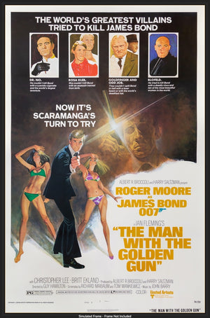 Man with the Golden Gun (1974) original movie poster for sale at Original Film Art