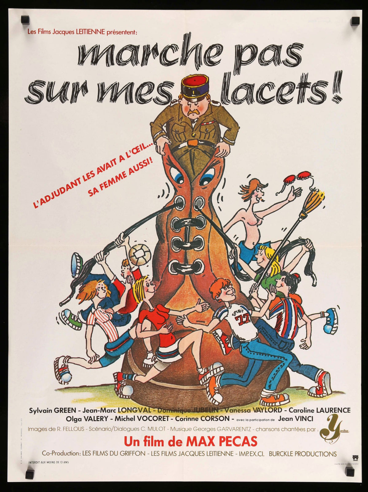 Marche pas sur mes lacets (1977) original movie poster for sale at Original Film Art