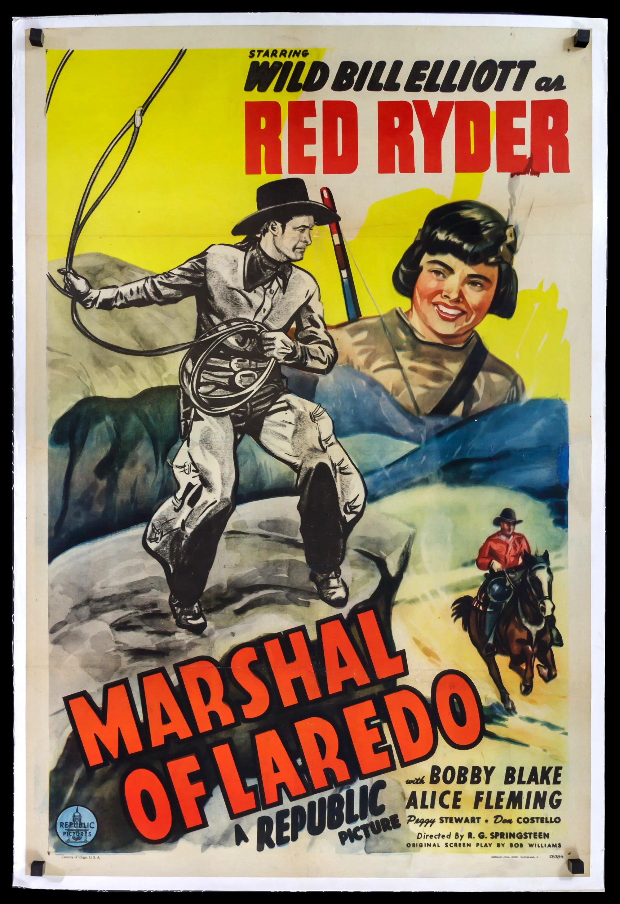 Marshal of Laredo (1945) original movie poster for sale at Original Film Art