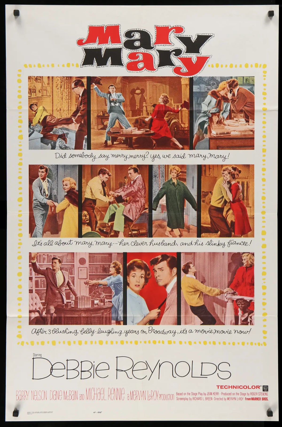 Mary, Mary (1963) original movie poster for sale at Original Film Art