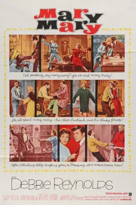Mary, Mary (1963) original movie poster for sale at Original Film Art - Vintage Movie Posters