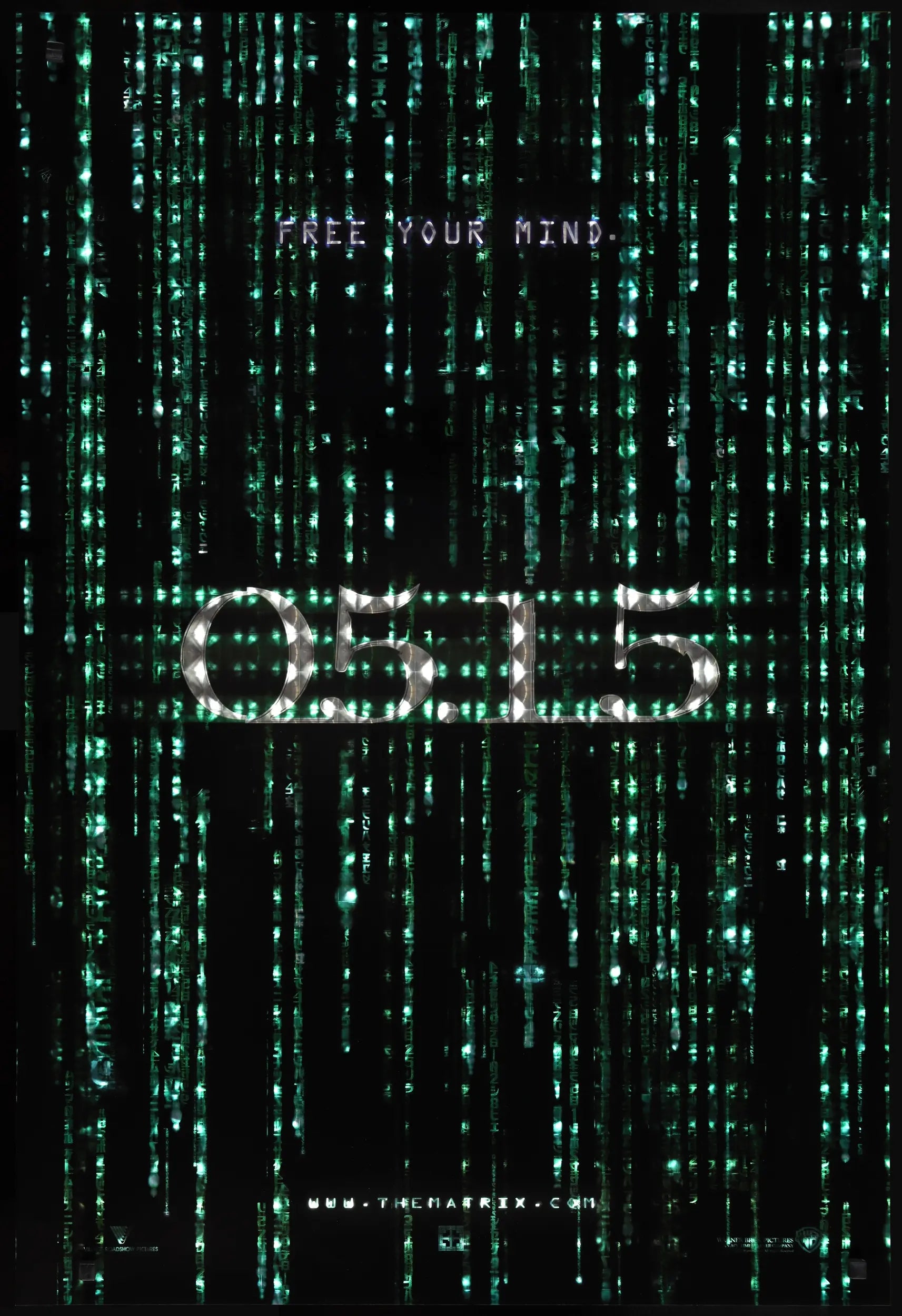 The Matrix Reloaded Movie Poster Matrix Film (1999)