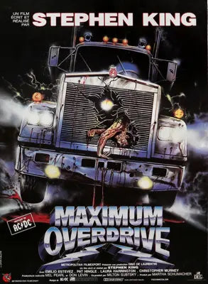 Maximum Overdrive (1986) original movie poster for sale at Original Film Art