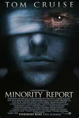 Minority Report (2002) original movie poster for sale at Original Film Art - Vintage Movie Posters