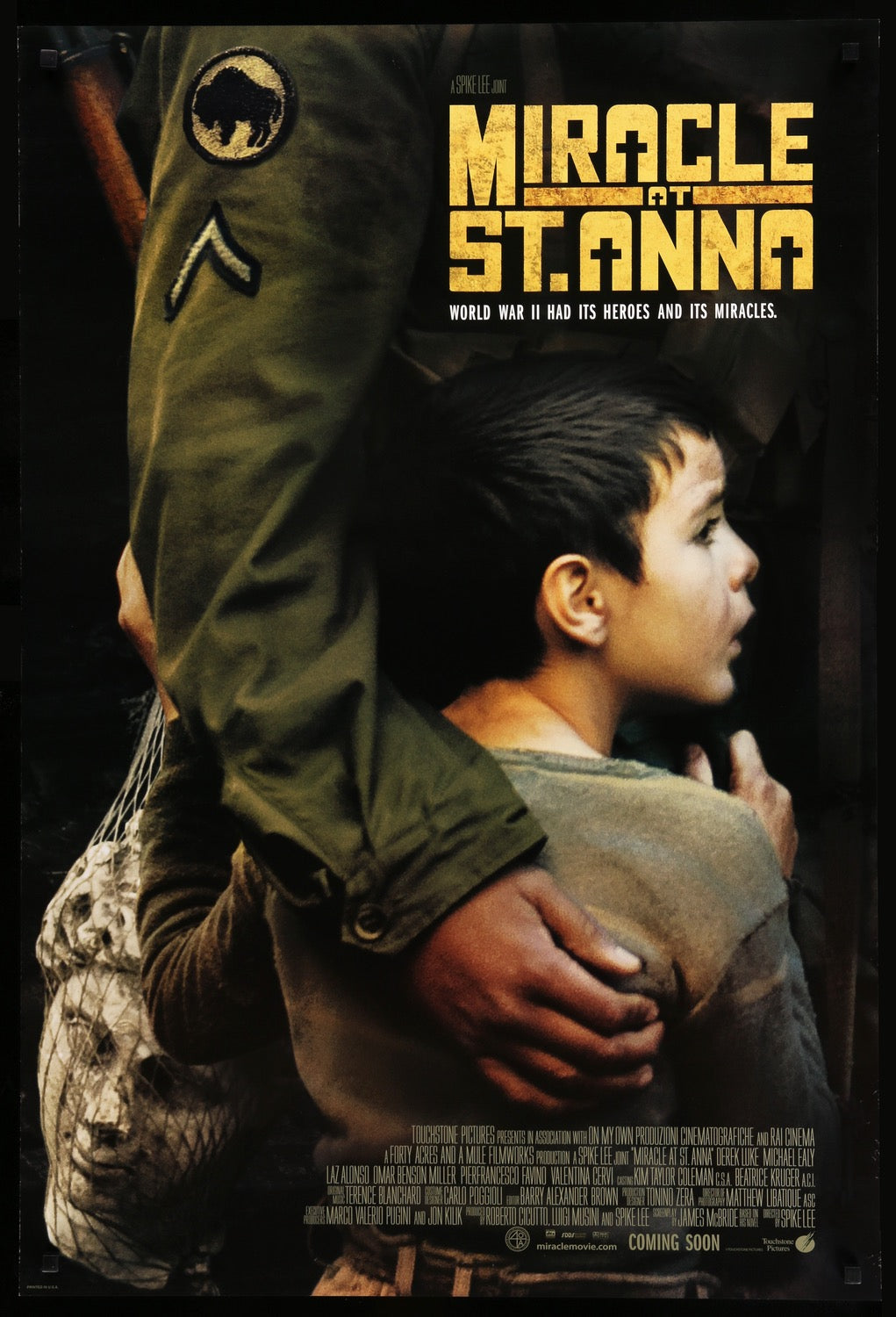 Miracle at St. Anna (2008) original movie poster for sale at Original Film Art