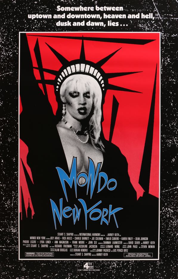 Mondo New York (1988) original movie poster for sale at Original Film Art - Vintage Movie Posters