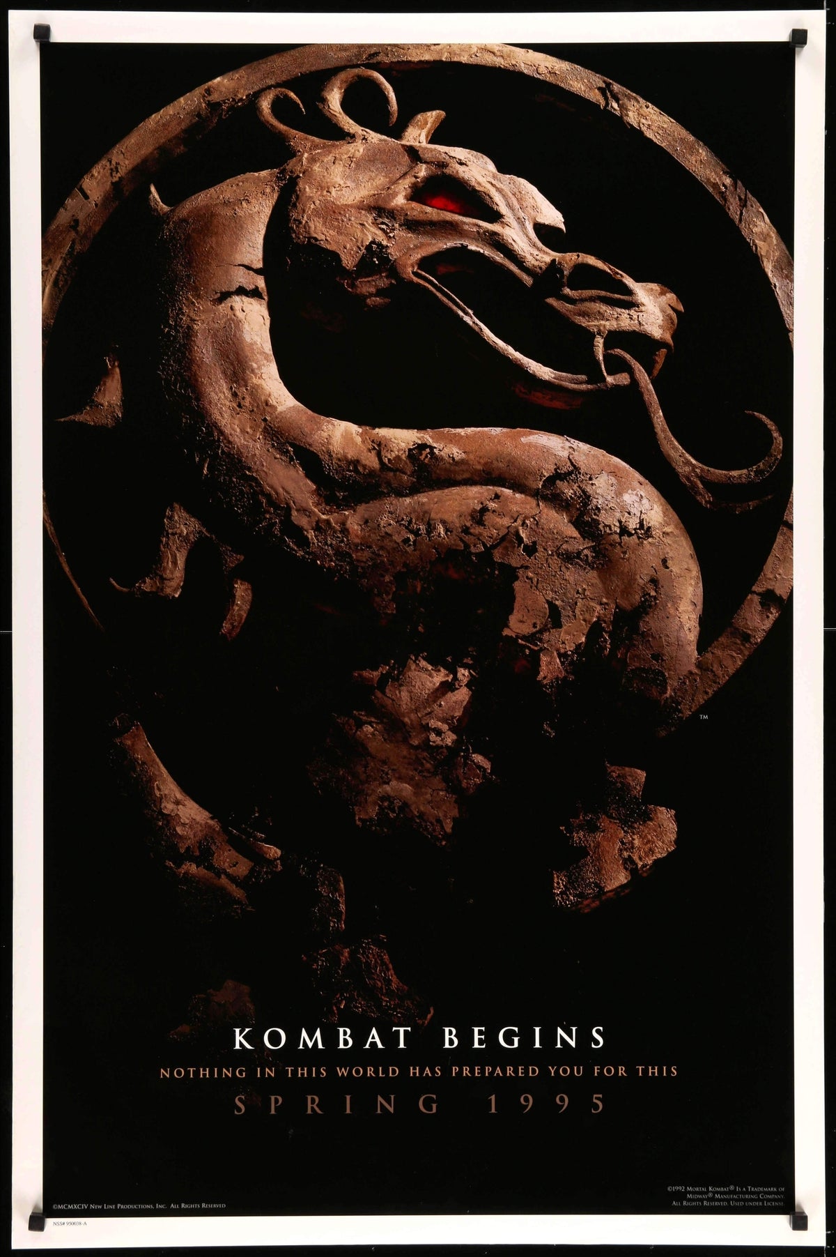 Mortal Kombat (1995) original movie poster for sale at Original Film Art