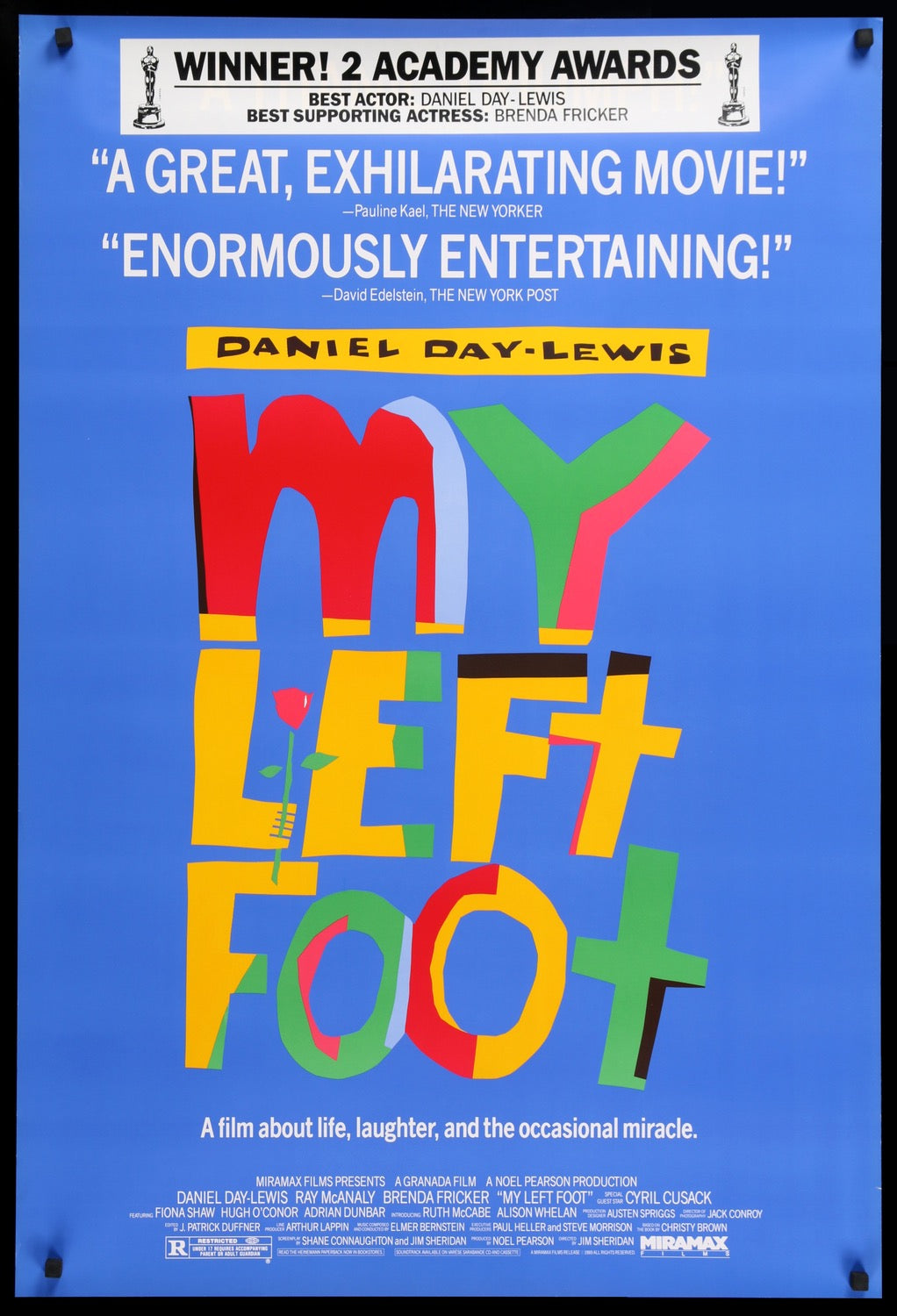 My Left Foot (1989) Original One-Sheet Movie Poster - Original