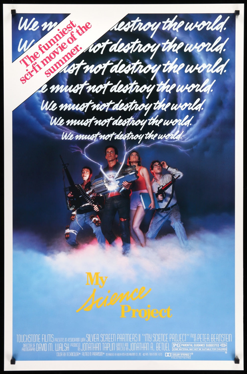 My Science Project (1985) original movie poster for sale at Original Film Art