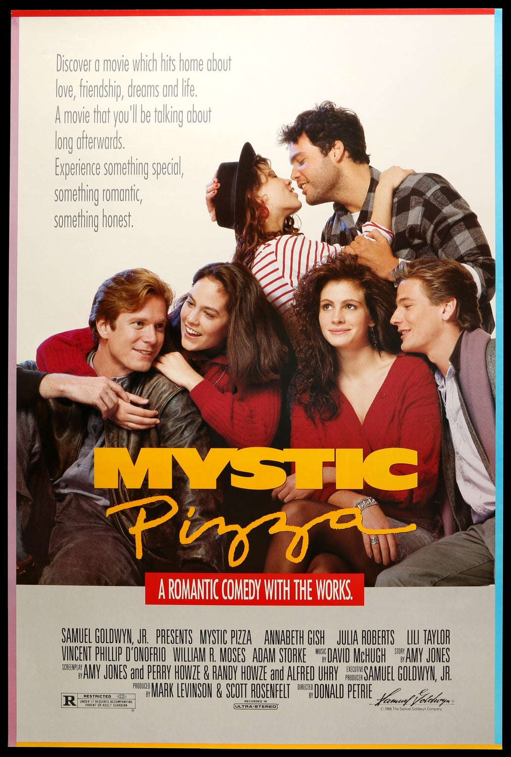 Mystic Pizza (1988) original movie poster for sale at Original Film Art - Vintage Movie Posters