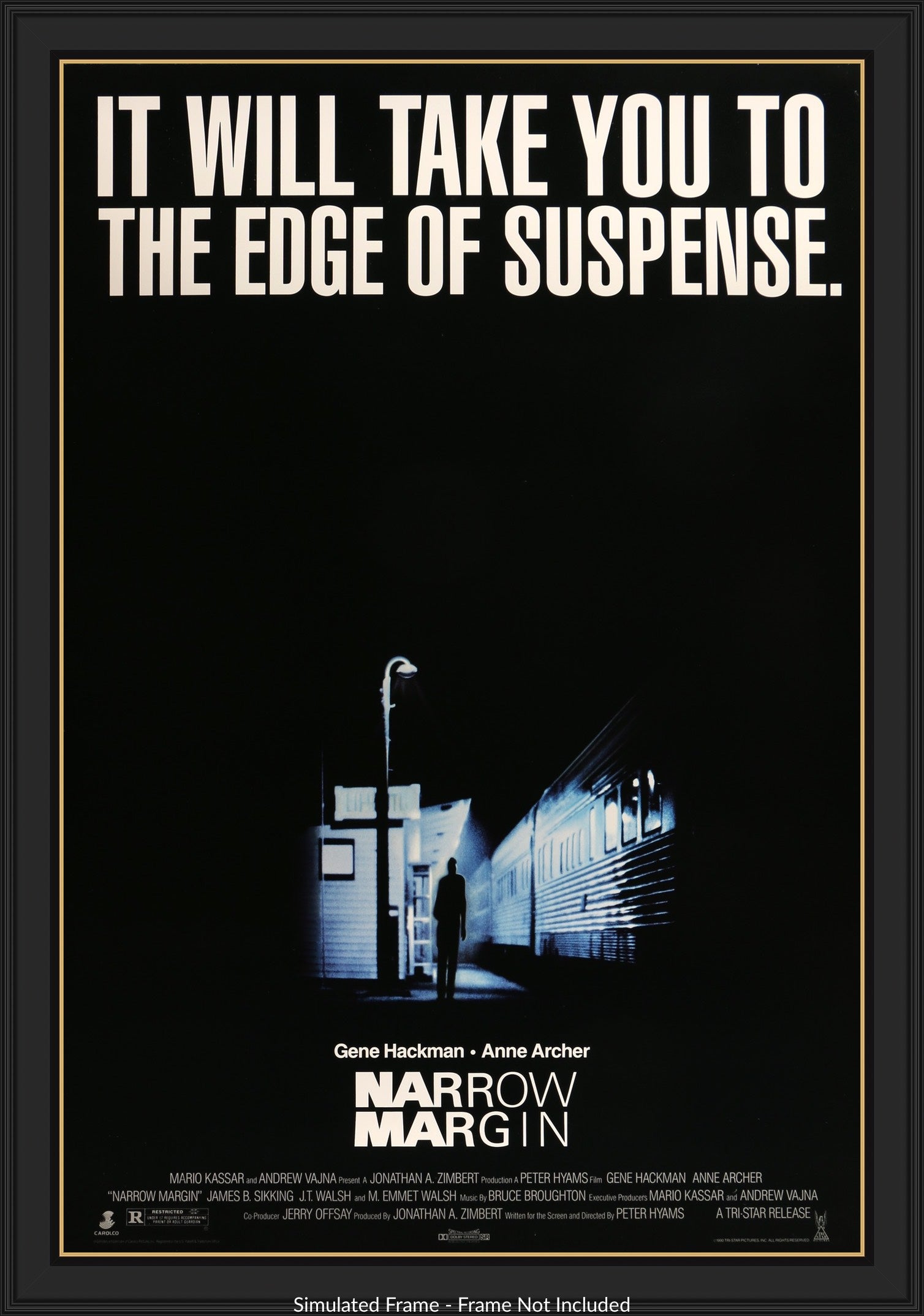 Narrow Margin (1990) original movie poster for sale at Original Film Art
