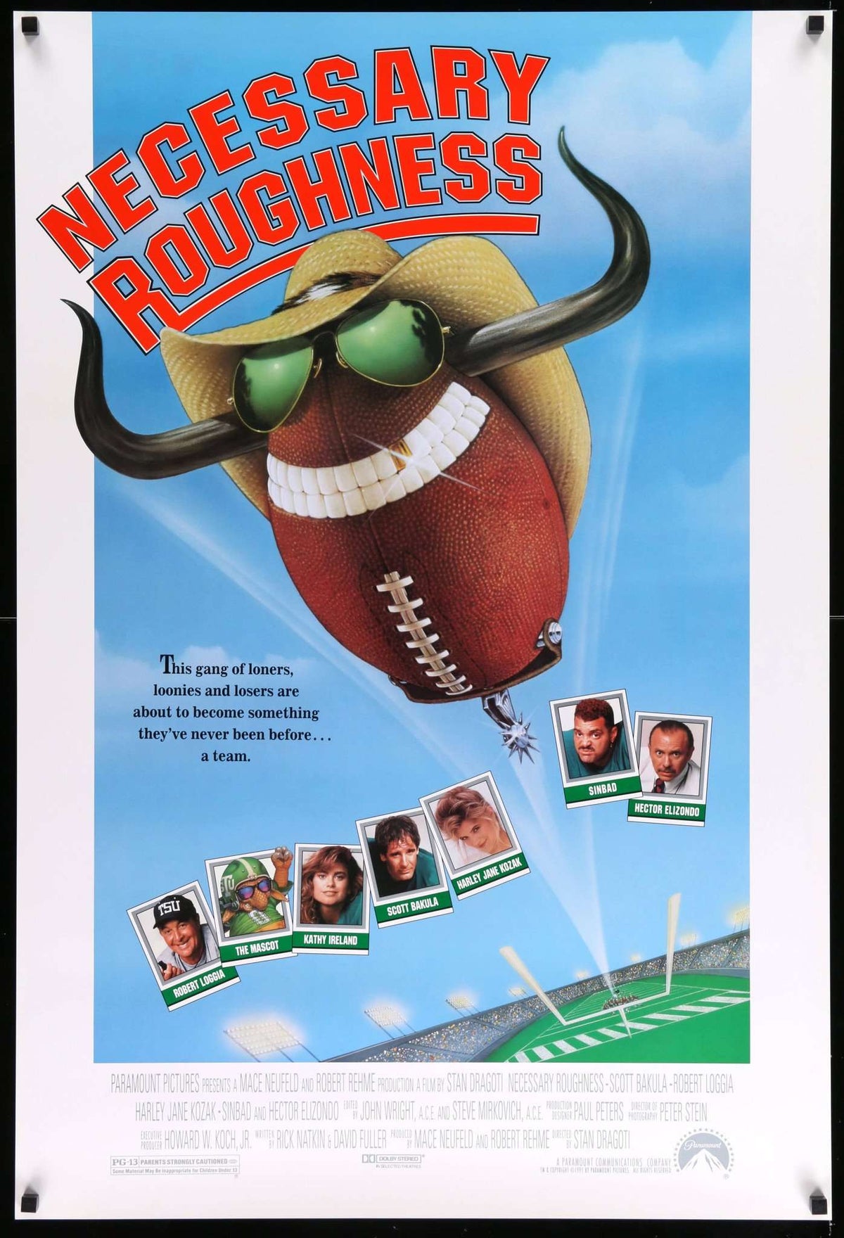 Necessary Roughness (1991) original movie poster for sale at Original Film Art